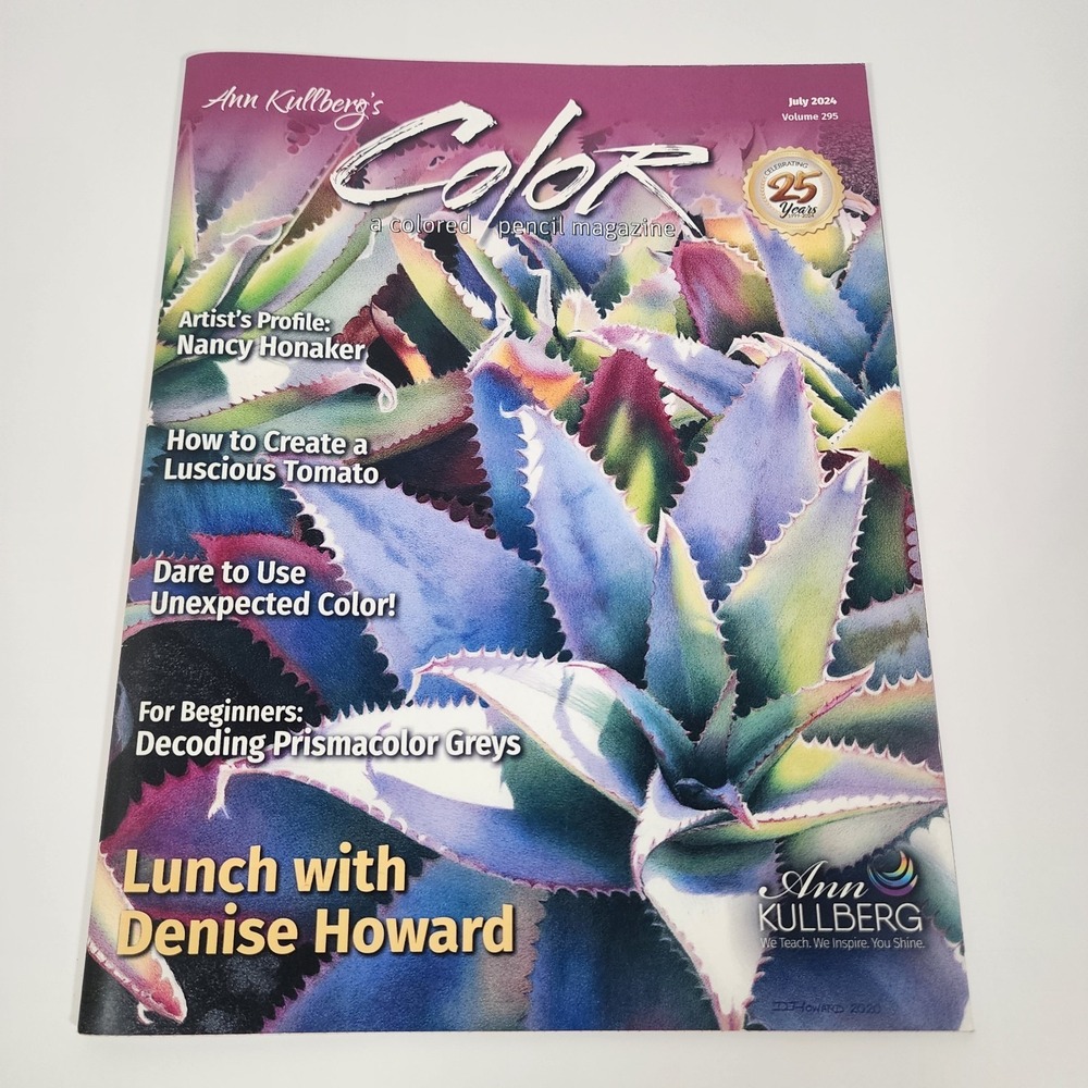 Color Magazine July 2024 By Ann Kullberg Colored Pencil Art
